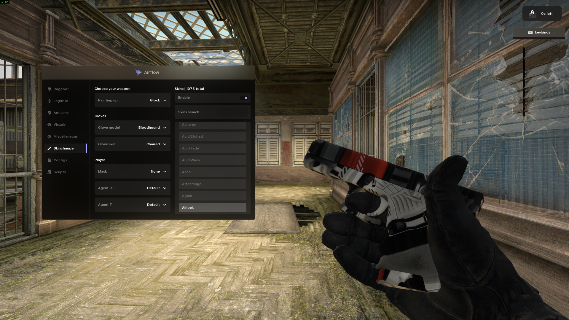 Airflow.pw - CSGO Rage & Movement cheat screenshot