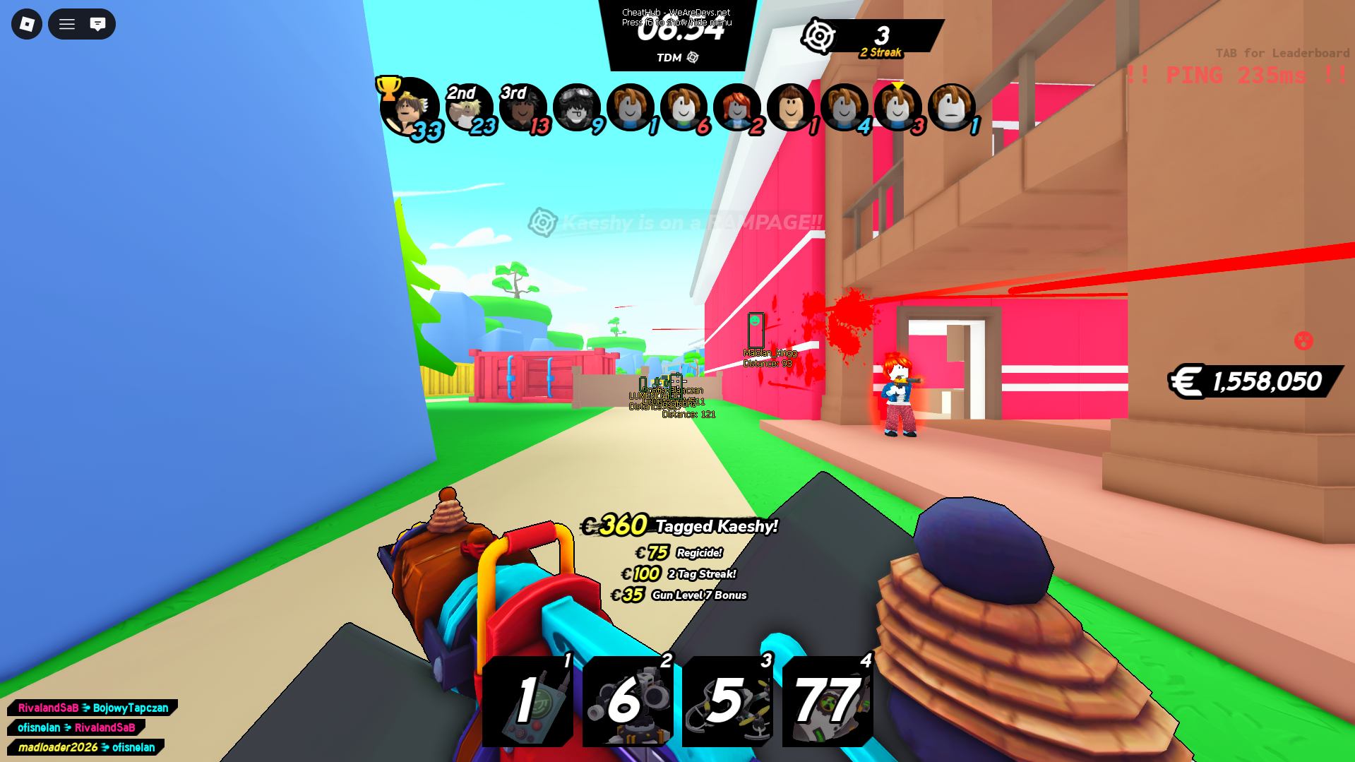 CheatHub External Roblox Cheat – Free Undetected Universal ESP, Aimbot, Walkspeed screenshot