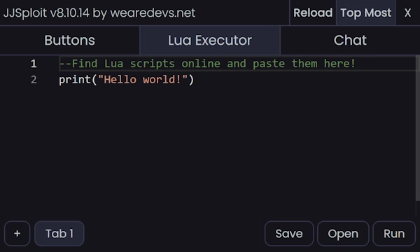 JJSploit Roblox Executor - Free Lua Script Injector with ESP, Fly & Aimbot