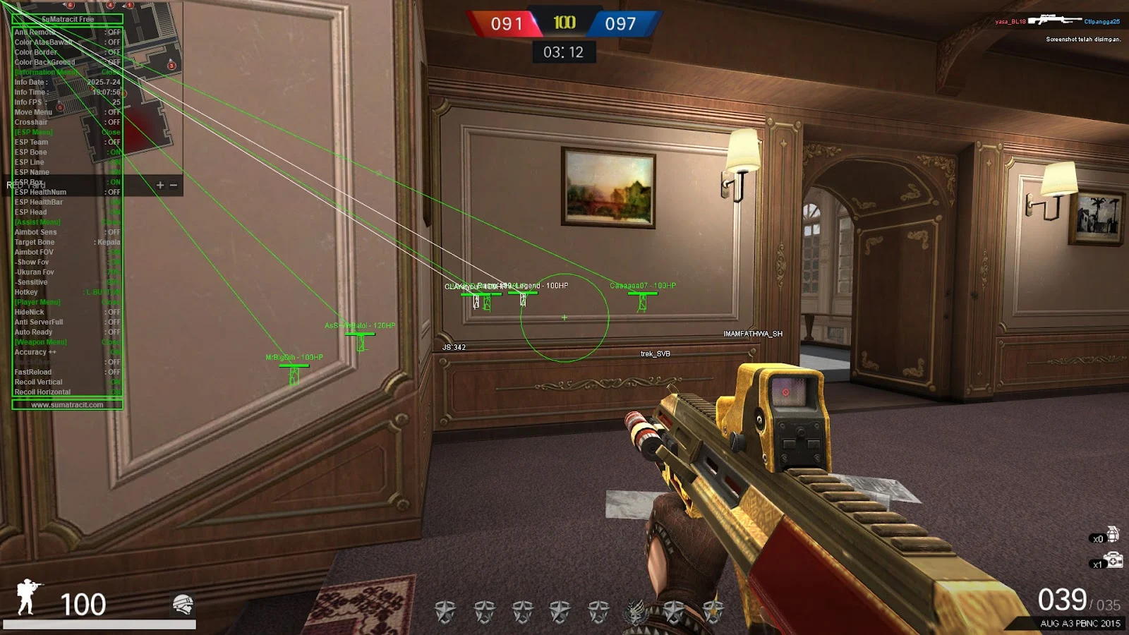 Sumatracit Point Blank Hack | ESP, Aimbot, No Recoil, Misc