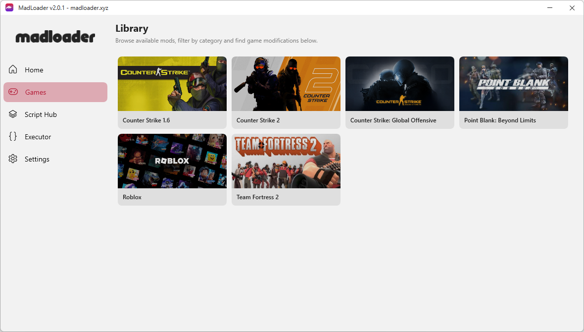 MadLoader — light mode